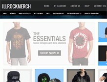 Tablet Screenshot of illrockmerch.com